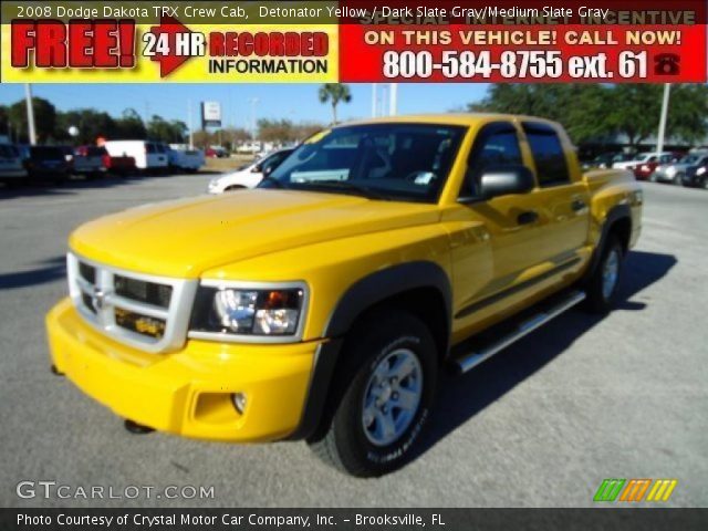2008 Dodge Dakota TRX Crew Cab in Detonator Yellow