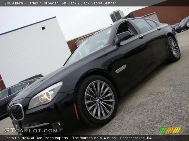 2009 BMW 7 Series 750i Sedan in Jet Black