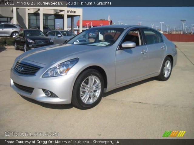 2011 Infiniti G 25 Journey Sedan in Liquid Platinum