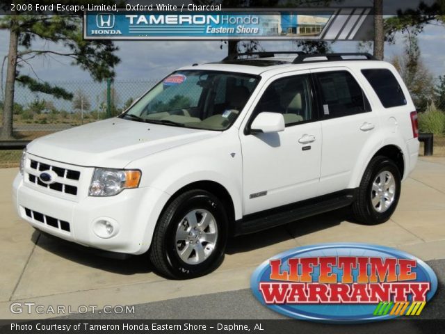 2008 Ford Escape Limited in Oxford White