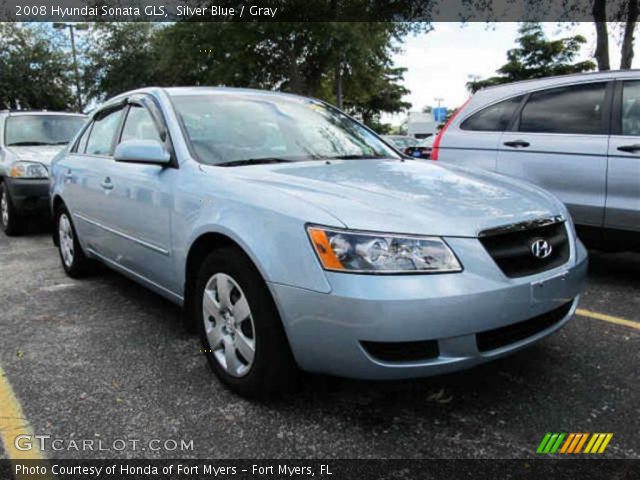 2008 Hyundai Sonata GLS in Silver Blue