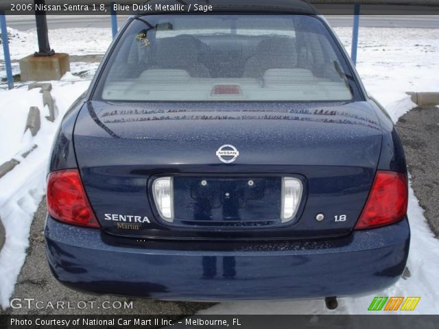 2006 Nissan Sentra 1.8 in Blue Dusk Metallic