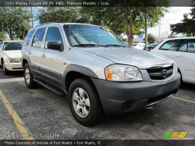 2001 Mazda Tribute DX V6 4WD in Platinum Metallic