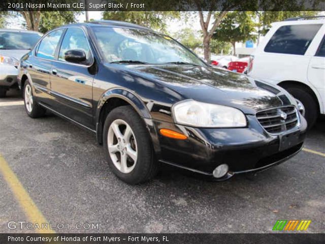 2001 Nissan Maxima GLE in Super Black