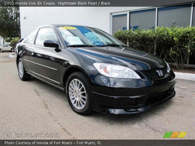 2005 Black honda civic coupe #5