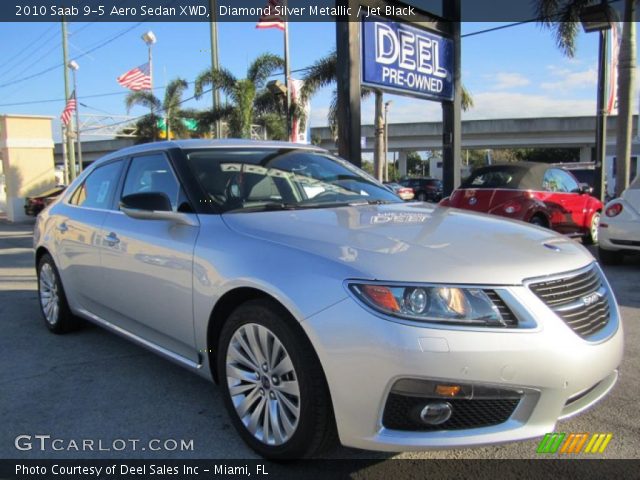 2010 Saab 9-5 Aero Sedan XWD in Diamond Silver Metallic