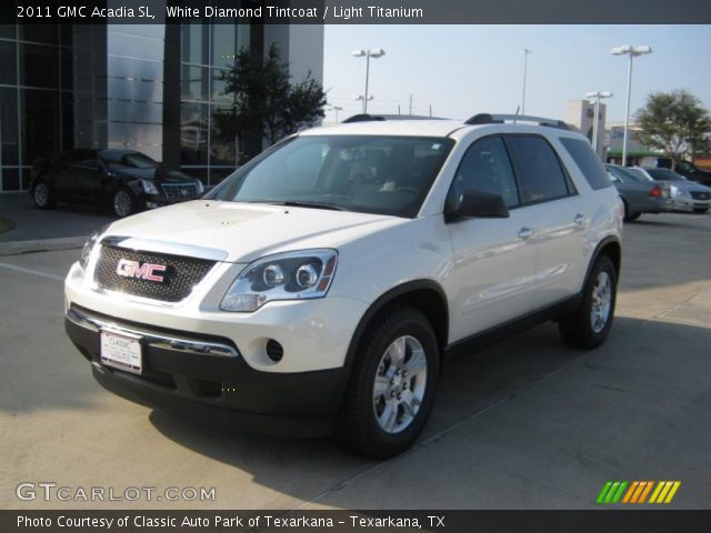 2011 GMC Acadia SL in White Diamond Tintcoat