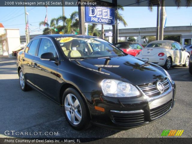 2008 Volkswagen Jetta SE Sedan in Black