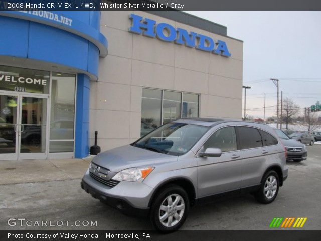 2008 Honda CR-V EX-L 4WD in Whistler Silver Metallic