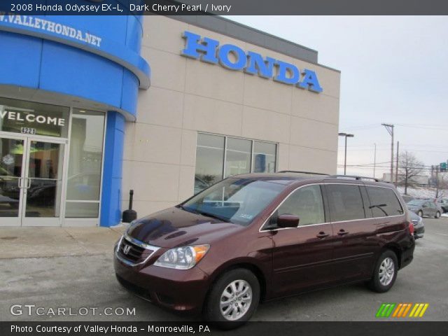 2008 Honda Odyssey EX-L in Dark Cherry Pearl