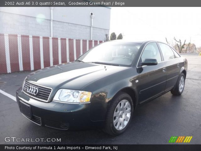 2002 Audi A6 3.0 quattro Sedan in Goodwood Green Pearl