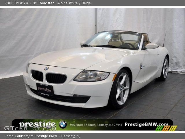 2006 BMW Z4 3.0si Roadster in Alpine White