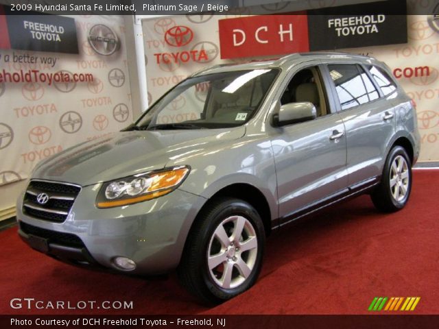 2009 Hyundai Santa Fe Limited in Platinum Sage