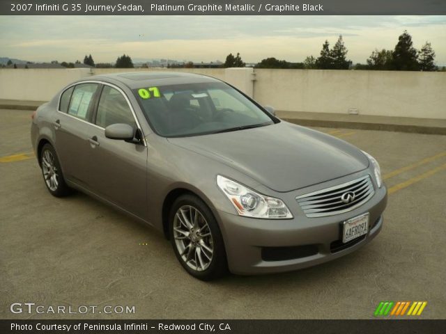 2007 Infiniti G 35 Journey Sedan in Platinum Graphite Metallic