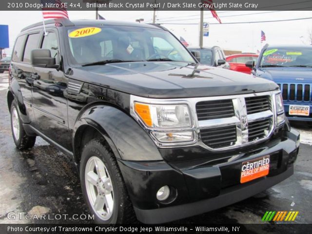 2010 Dodge Nitro SE 4x4 in Brilliant Black Crystal Pearl