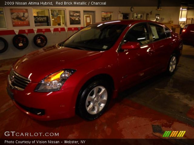 2009 Nissan Altima Hybrid in Red Brick Metallic