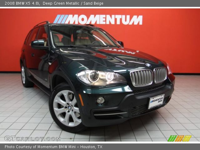 2008 BMW X5 4.8i in Deep Green Metallic