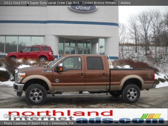 2011 Ford F350 Super Duty Lariat Crew Cab 4x4 in Golden Bronze Metallic
