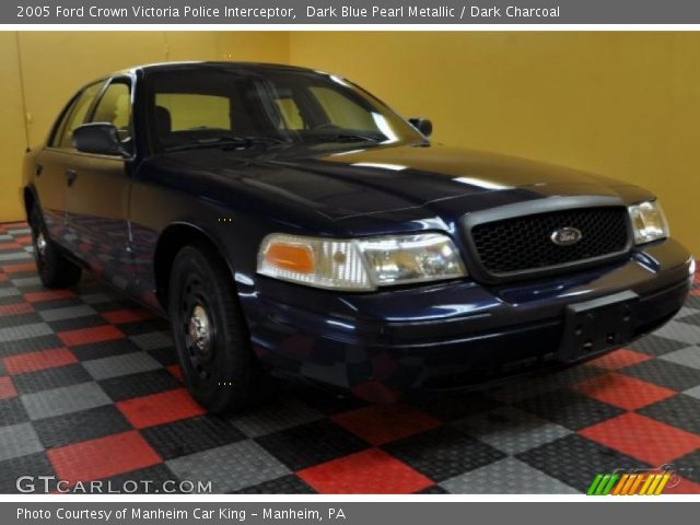 2005 Ford Crown Victoria Police Interceptor in Dark Blue Pearl Metallic