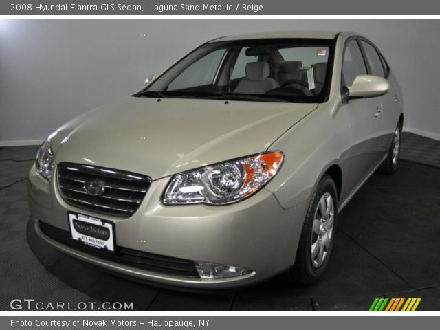 2008 Hyundai Elantra GLS Sedan in Laguna Sand Metallic