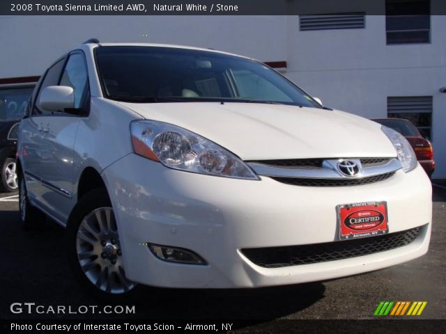 2008 Toyota Sienna Limited AWD in Natural White