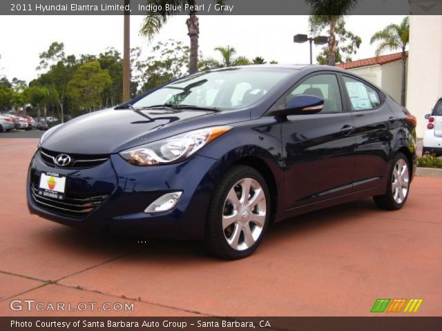 2011 Hyundai Elantra Limited in Indigo Blue Pearl