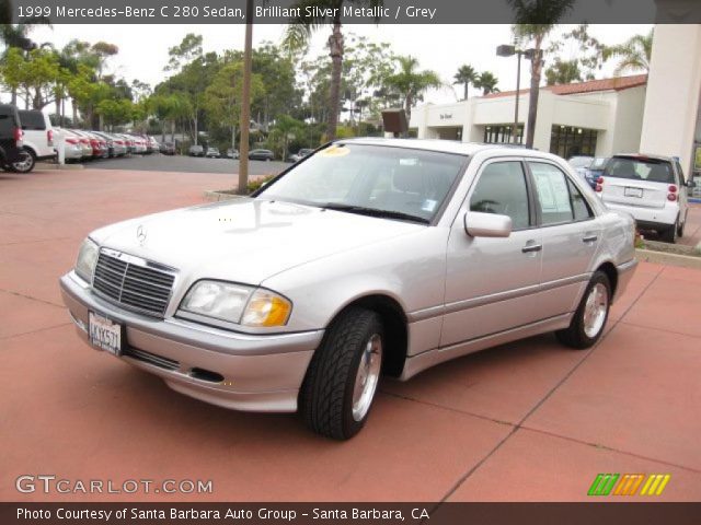 1999 Mercedes-Benz C 280 Sedan in Brilliant Silver Metallic