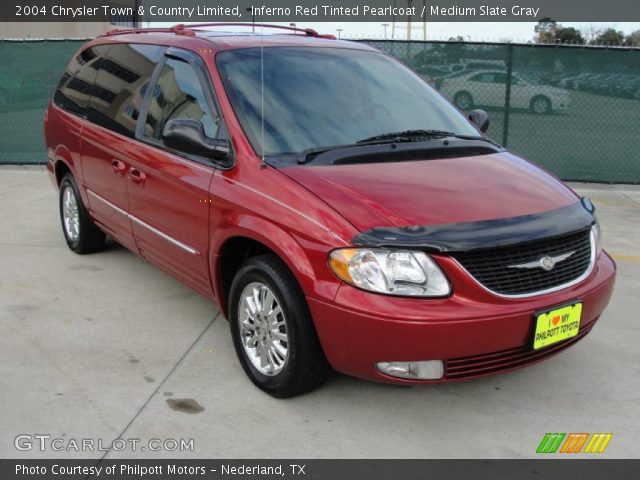 2004 Chrysler Town & Country Limited in Inferno Red Tinted Pearlcoat