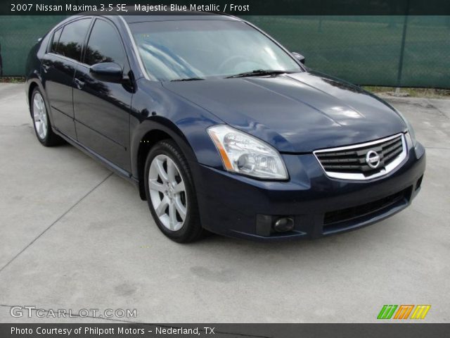 2007 Nissan Maxima 3.5 SE in Majestic Blue Metallic