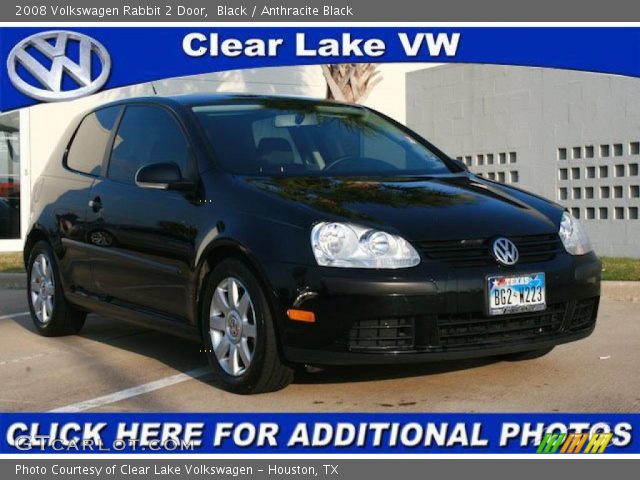 2008 Volkswagen Rabbit 2 Door in Black