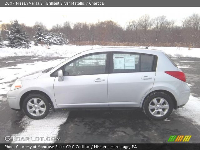 2007 Nissan Versa S in Brilliant Silver Metallic