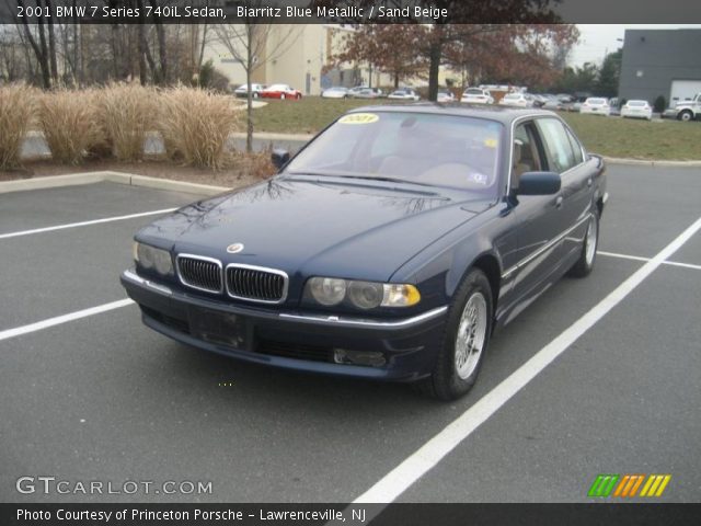 2001 BMW 7 Series 740iL Sedan in Biarritz Blue Metallic