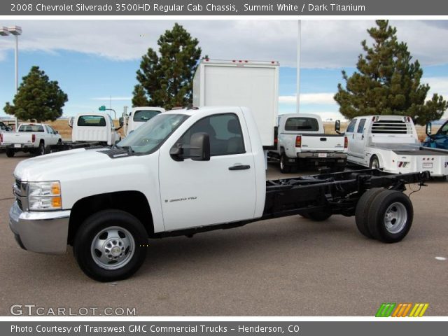 2008 Chevrolet Silverado 3500HD Regular Cab Chassis in Summit White