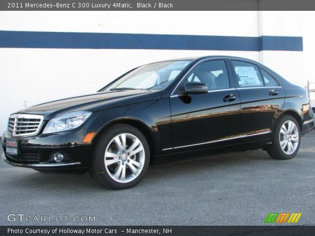 2011 Mercedes-Benz C 300 Luxury 4Matic in Black