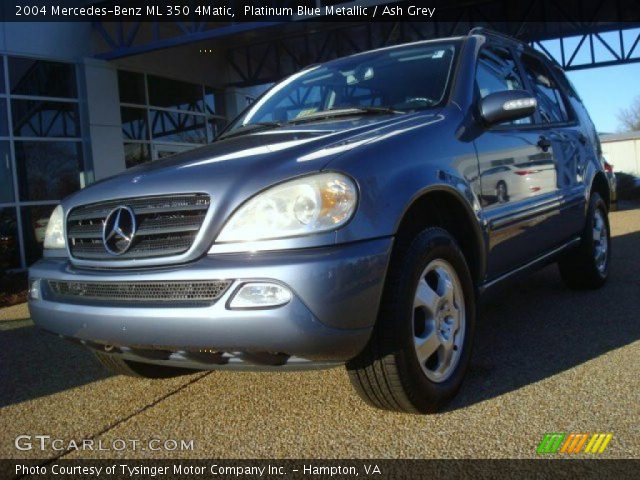 2004 Mercedes-Benz ML 350 4Matic in Platinum Blue Metallic