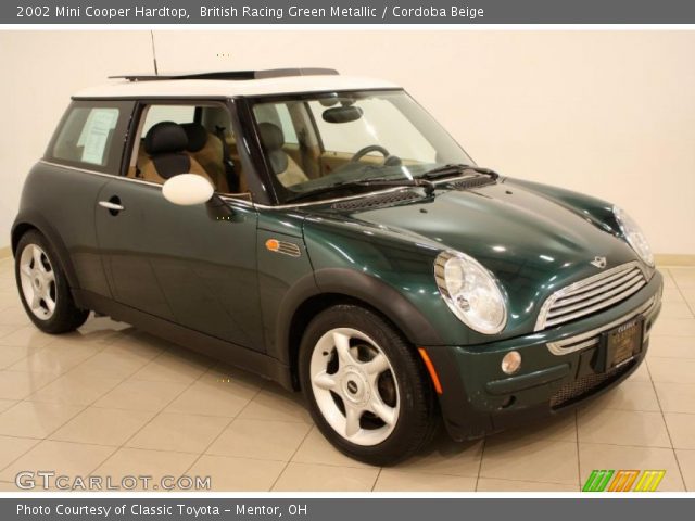 2002 Mini Cooper Hardtop in British Racing Green Metallic