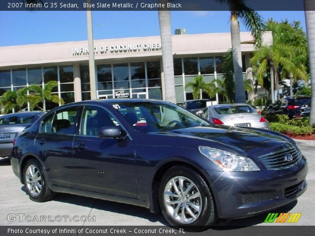 2007 Infiniti G 35 Sedan in Blue Slate Metallic