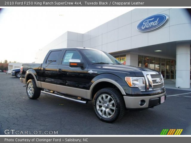 2010 Ford F150 King Ranch SuperCrew 4x4 in Tuxedo Black