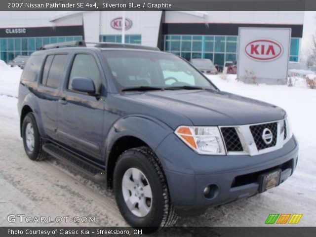 2007 Nissan Pathfinder SE 4x4 in Silverton Blue