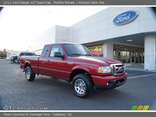 2011 Ford Ranger XLT SuperCab in Redfire Metallic