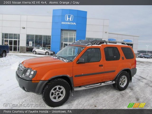 2003 Nissan Xterra XE V6 4x4 in Atomic Orange