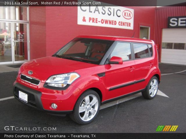 2011 Kia Soul Sport in Molten Red