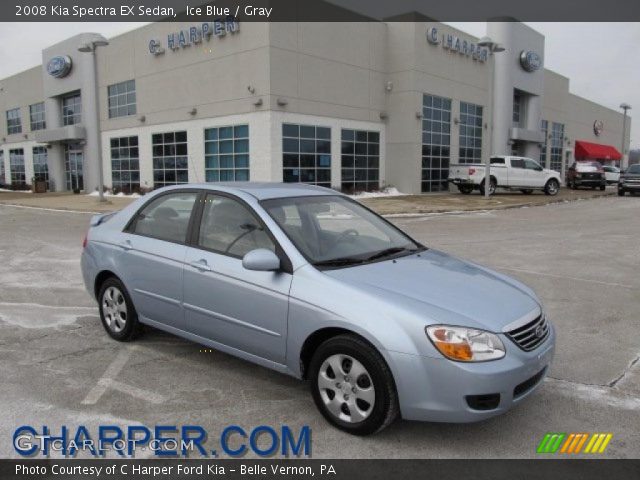 2008 Kia Spectra EX Sedan in Ice Blue