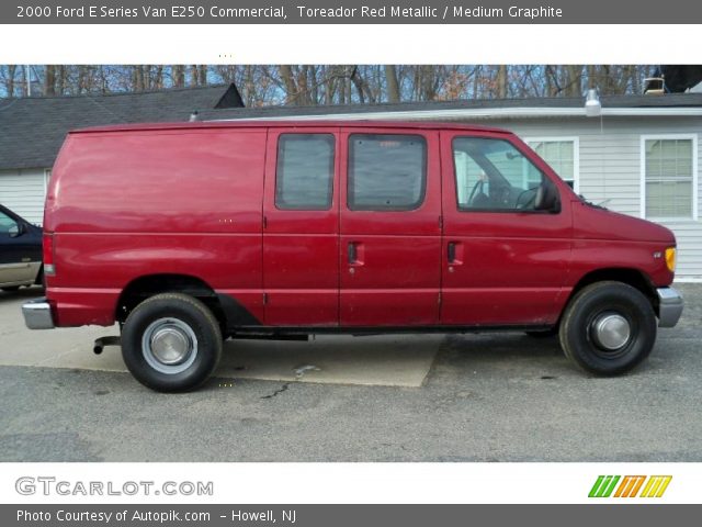 2000 Ford E Series Van E250 Commercial in Toreador Red Metallic