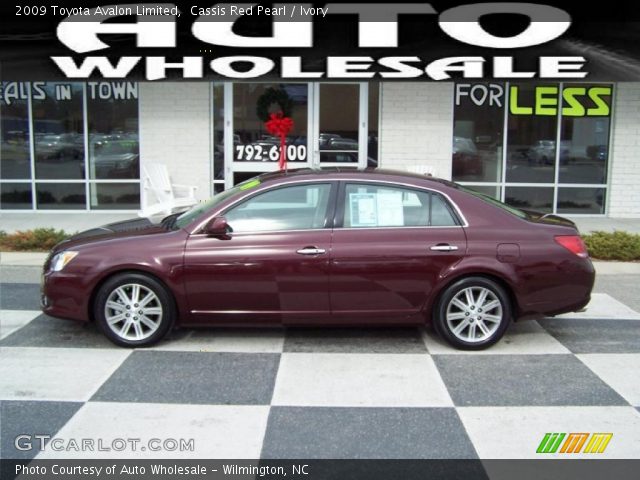 2009 Toyota Avalon Limited in Cassis Red Pearl