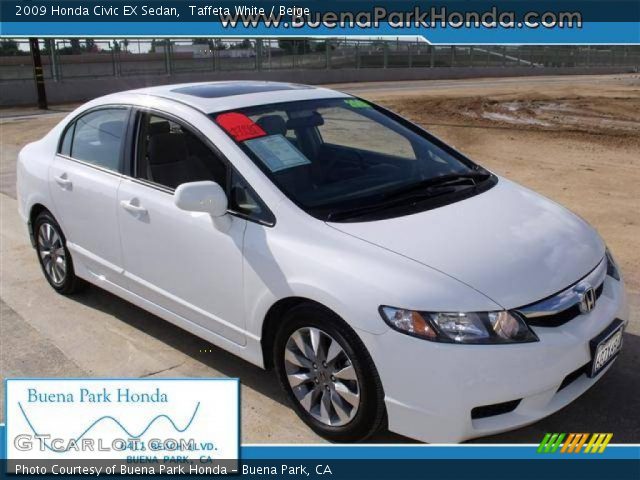2009 Honda Civic EX Sedan in Taffeta White