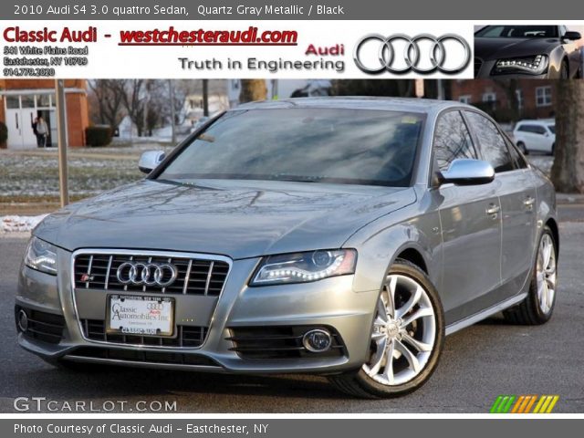2010 Audi S4 3.0 quattro Sedan in Quartz Gray Metallic