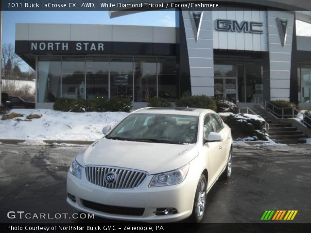 2011 Buick LaCrosse CXL AWD in White Diamond Tricoat