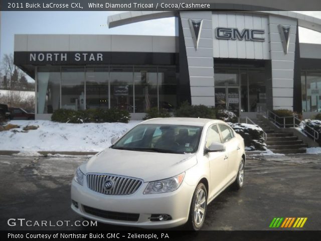 2011 Buick LaCrosse CXL in White Diamond Tricoat