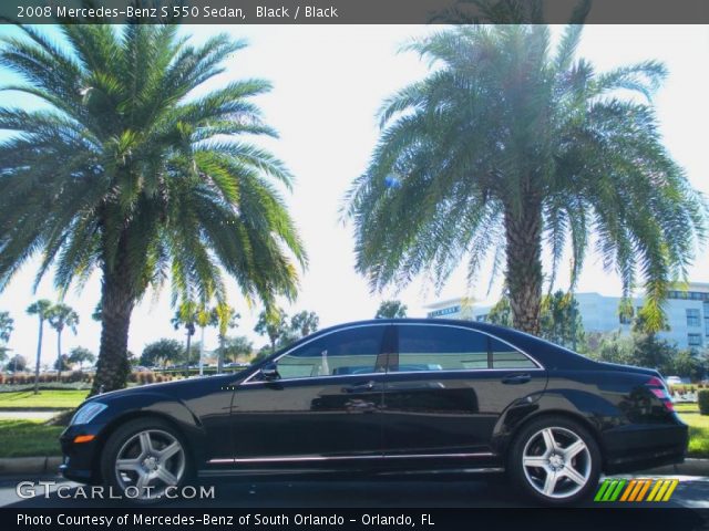 2008 Mercedes-Benz S 550 Sedan in Black
